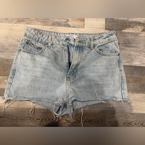Adika Light Wash Denim Shorts